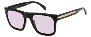 Eyewear By David Beckham DB 7000/S FLAT - Black - Violet To Grey Photochromatic