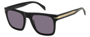 Eyewear By David Beckham DB 7000/S FLAT - Black - Violet To Grey Photochromatic