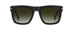 eyewear by david beckham DB 7000/S FLAT - Matte Black - Green Shaded