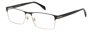 Eyewear By David Beckham DB 7015 - Matte Gold Black - Clear
