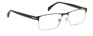 Eyewear By David Beckham DB 7015 - Matte Gold Black - Clear