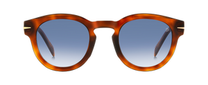 eyewear by david beckham DB 7041/S FLAT - Brown Havana - Dk Blue Shaded