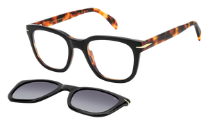 Eyewear By David Beckham DB 7043/CS - Black Havana - Green Shaded Polarized