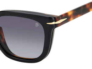 Eyewear By David Beckham DB 7043/CS - Black Havana - Green Shaded Polarized