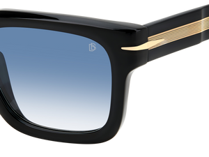 Eyewear By David Beckham DB 7100/S - Black - Blue Shaded Photocromic