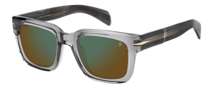 Eyewear By David Beckham DB 7100/S - Grey - Green Mirror