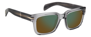 Eyewear By David Beckham DB 7100/S - Grey - Green Mirror
