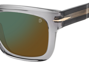Eyewear By David Beckham DB 7100/S - Grey - Green Mirror