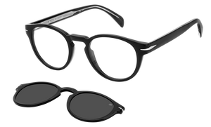 Eyewear By David Beckham DB 7104/CS - Black - Grey Polarized