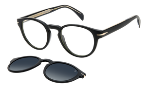 Eyewear By David Beckham DB 7104/CS - Black - Grey Shaded Polarized