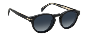 Eyewear By David Beckham DB 7104/CS - Black - Grey Shaded Polarized