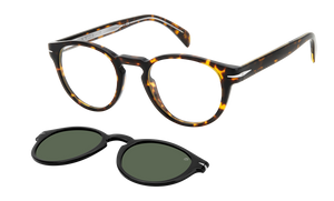 Eyewear By David Beckham DB 7104/CS - Havana - Green Polarized