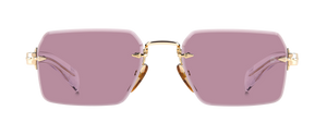 eyewear by david beckham DB 7109/S - Gold Crystal - Burgundy