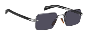 Eyewear By David Beckham DB 7109/S - Ruthenium Black - Grey