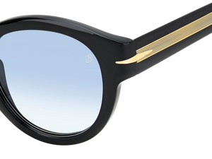Eyewear By David Beckham DB 7110/S - Black - Blue Shaded Photocromic