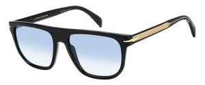 Eyewear By David Beckham DB 7111/S - Black - Blue Shaded Photocromic