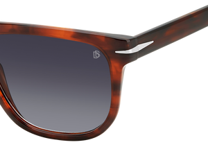 Eyewear By David Beckham DB 7111/S - Brown Horn - Dark Grey Shaded