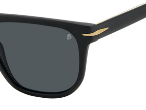 Eyewear By David Beckham DB 7111/S - Matte Black Gold - Grey
