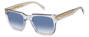 Eyewear By David Beckham DB 7118/S - Crystal Grey - Dk Blue Shaded