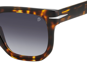 Eyewear By David Beckham DB 7118/S - Havana - Dark Grey Shaded