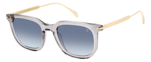 Eyewear By David Beckham DB 7119/S - Grey Gold - Dk Blue Shaded