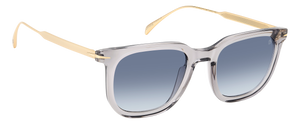 Eyewear By David Beckham DB 7119/S - Grey Gold - Dk Blue Shaded