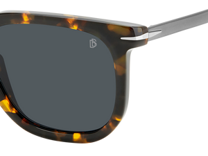 Eyewear By David Beckham DB 7119/S - Havana Dark Ruthenium - Grey