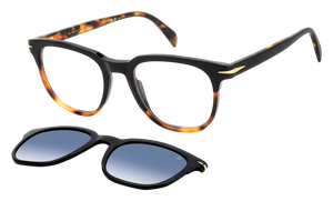 Eyewear By David Beckham DB 7120/CS - Black Havana - Blue Shaded Polarized