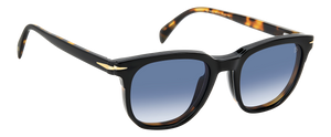 Eyewear By David Beckham DB 7120/CS - Black Havana - Blue Shaded Polarized
