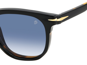 Eyewear By David Beckham DB 7120/CS - Black Havana - Blue Shaded Polarized