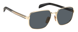 Eyewear By David Beckham DB 7121/G/S - Gold Black_ - Grey