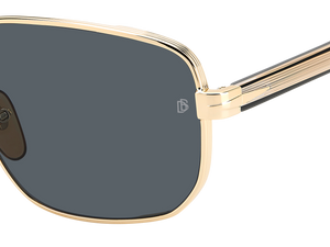 Eyewear By David Beckham DB 7121/G/S - Gold Black_ - Grey