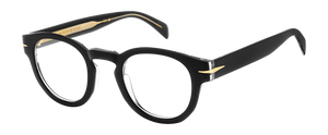 Eyewear By David Beckham DB 7125 - Black Crystal - Frames