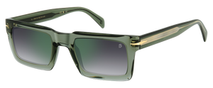 Eyewear By David Beckham DB 7126/S - Green - Grey Shaded Green Mirror