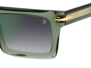 Eyewear By David Beckham DB 7126/S - Green - Grey Shaded Green Mirror