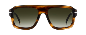 eyewear by david beckham DB 7127/S - Brown Horn - Green Shaded