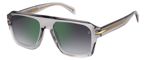 Eyewear By David Beckham DB 7127/S - Grey - Grey Shaded Green Mirror
