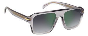 Eyewear By David Beckham DB 7127/S - Grey - Grey Shaded Green Mirror