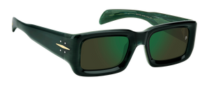 Eyewear By David Beckham DB 7131/S - Green Marble Gold - Green Mirror