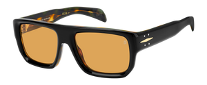 Eyewear By David Beckham DB 7132/S - Black Havana - Orange Hight Contrast