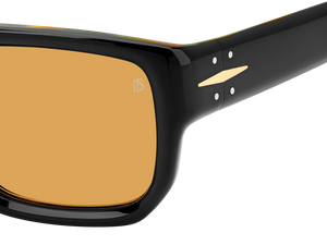 Eyewear By David Beckham DB 7132/S - Black Havana - Orange Hight Contrast