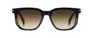 eyewear by david beckham DB 7133/S - Black - Brown Shaded Brick