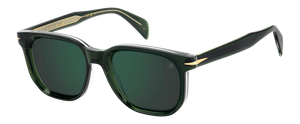 Eyewear By David Beckham DB 7133/S - Green Crystal - Green Mirror