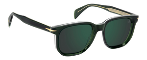 Eyewear By David Beckham DB 7133/S - Green Crystal - Green Mirror
