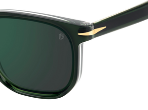 Eyewear By David Beckham DB 7133/S - Green Crystal - Green Mirror