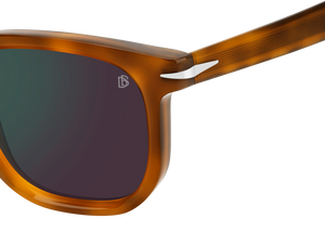 Eyewear By David Beckham DB 7133/S - Havana Honey - Green Mirror