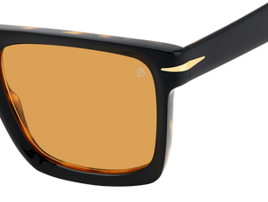 Eyewear By David Beckham DB 7134/S - Black Havana - Orange Hight Contrast