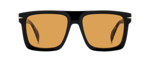 eyewear by david beckham DB 7134/S - Black Havana - Orange Hight Contrast