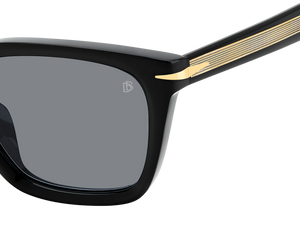 Eyewear By David Beckham DB 7135/F/S - Black Gold - Grey