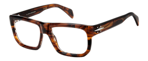 Eyewear By David Beckham DB 7137 - Brown Horn - Blue Mirror
